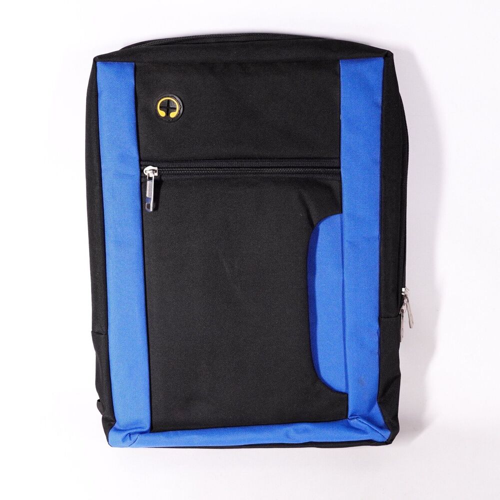 Backpack Laptop Computer Book Bag Shoulder Handbag Briefcase 17" Black Blue